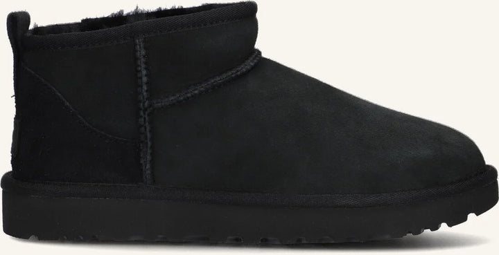 Black Fur Boots – W Classic Ultra Mini