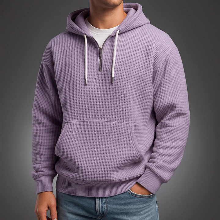 Rowan | MEN'S WAFFLE KNIT HOODIE