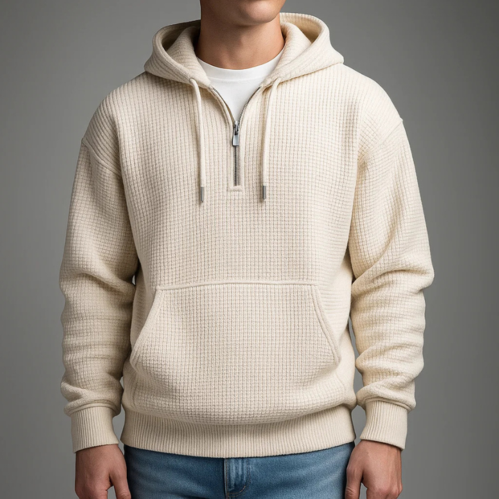 Rowan | MEN'S WAFFLE KNIT HOODIE