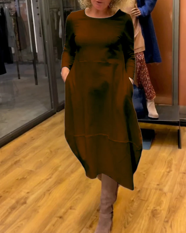 Jenna | Midi Dress with Pockets