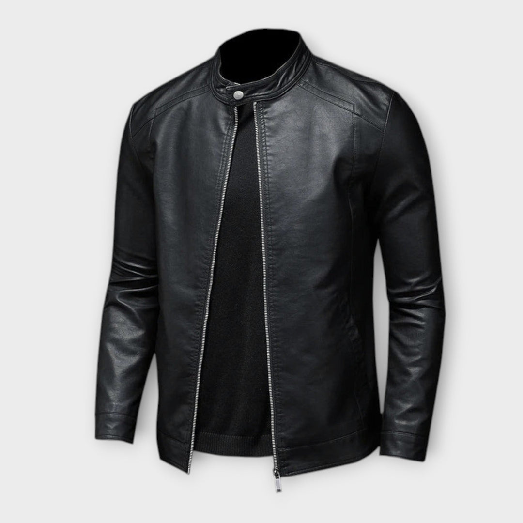 Harvey | Fitted Leather Jacket